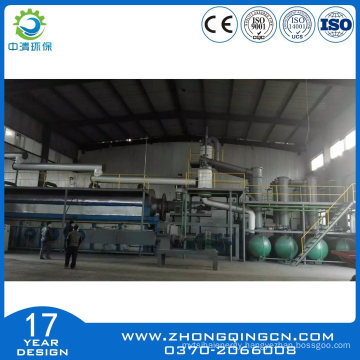 Ce and ISO Certificate Waste Tire Pyrolysis Plant for Rubber Machinery